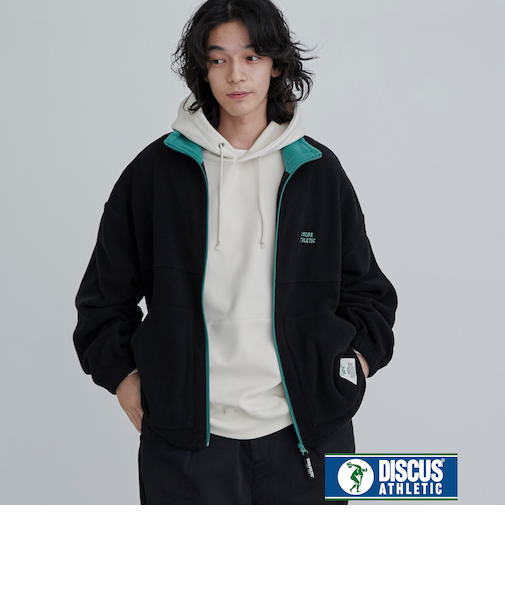 DISCUS ATHLETIC（ディスカス アスレチック）別注フリースジップジャケット