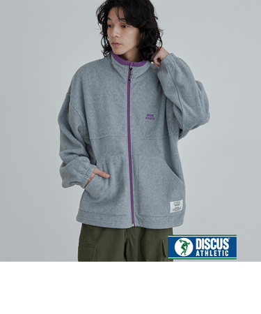 DISCUS ATHLETIC（ディスカス アスレチック）別注フリースジップジャケット