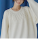 【ぽわん袖×かわいいデザインのほめられニット】冬の褒められニット/キュウシンライククルーネックニット