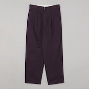 ウォッシュドストレッチワイドチノパンツ