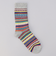 【H FOOT WEAR（エイチ フットウェア）】フェアアイルジャガードクルーソックス（新色追加）