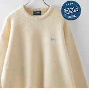 垢抜け ワンポイントニット/Penneys（ぺニーズ）別注シャギークルーネックニット
