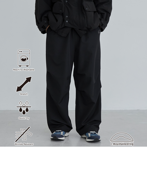 【C.Mt】WIDE EAZY PANTS
