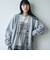 起毛アゼ編みVネックニットカーディガン