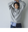 ウールミックスカノコハイネックニット