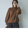 ウールミックスカノコハイネックニット