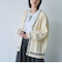 ケーブル編みVネックラインカーディガン