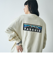 ＜Parknik＞ロゴバックプリント裏毛スウェット