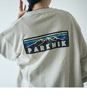 ＜Parknik＞ロゴバックプリント裏毛スウェット