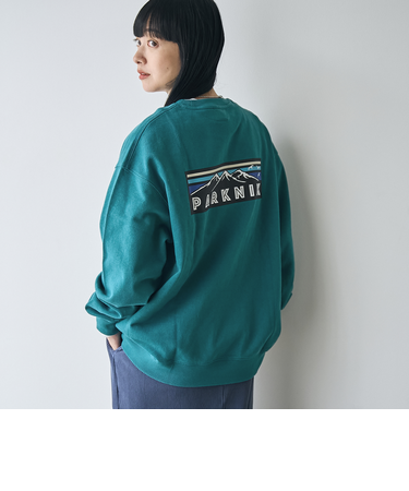＜Parknik＞ロゴバックプリント裏毛スウェット