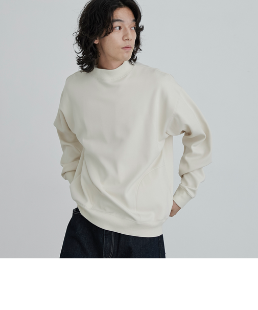 REVERSEWARMモックネックスウェット
