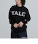YALE別注ロゴクルーネックニット