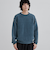【洗える】ダブルフェイスクルーネックモールニット