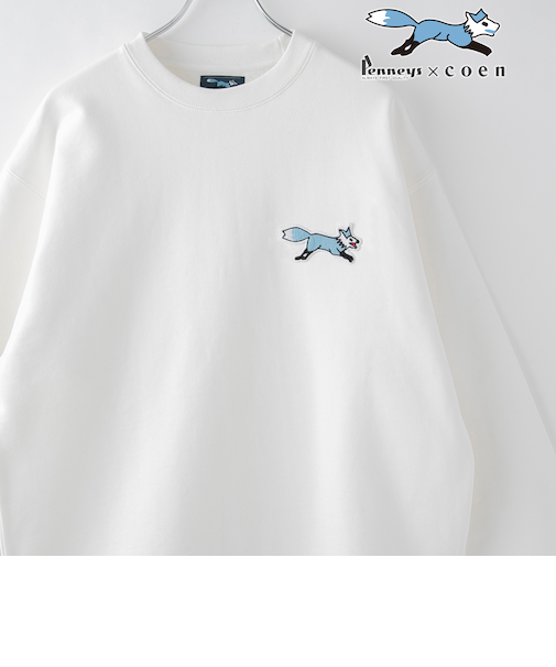 Penneys（ぺニーズ）別注裏起毛ビッグワンポイントスウェット