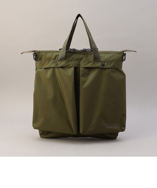 【カリフォルニアスポーツウェア】別注ナイロンヘルメットバッグ