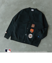 MLB別注　ワッペンVネックカーディガン