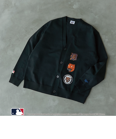 MLB別注　ワッペンVネックカーディガン