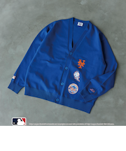 MLB別注　ワッペンVネックカーディガン