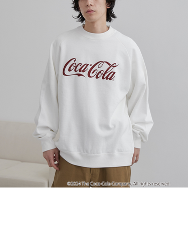 Coca-Cola  ロゴクルーネックスウェット