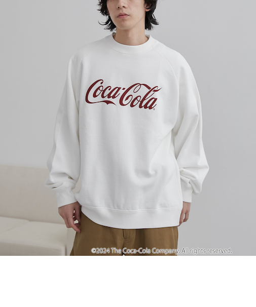 Coca-Cola  ロゴクルーネックスウェット