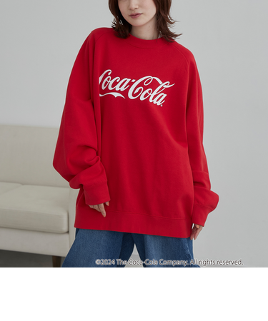 Coca-Cola  ロゴクルーネックスウェット