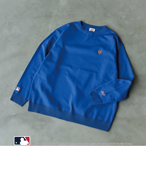 MLB別注　エンブレム付きクルーネックニット