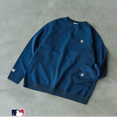 MLB別注　エンブレム付きクルーネックニット