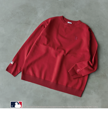 MLB別注　エンブレム付きクルーネックニット