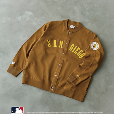 MLB別注　ニットスタジャンブルゾン