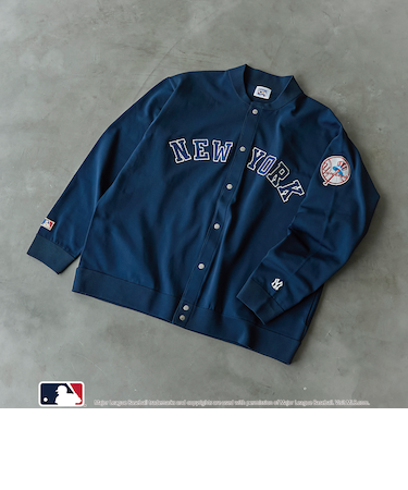 MLB別注　ニットスタジャンブルゾン