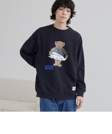 COSBY（コスビー）別注 　ベアプリントスウェット