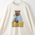 ベアピグメントプリントロングスリーブＴシャツ