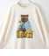 ベアピグメントプリントロングスリーブＴシャツ