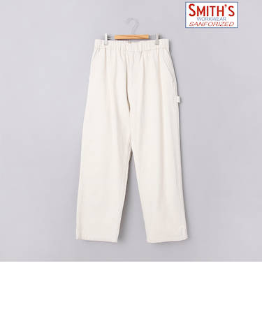 SMITH’S（スミス）別注　ワークペインターイージーパンツ（オフホワイト／ブラック）