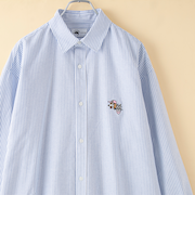 YUJIRO KOYAMA（小山ゆうじろう）コラボストライプオックスシャツ