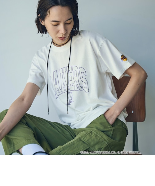 NBA別注ロゴプリントTシャツ