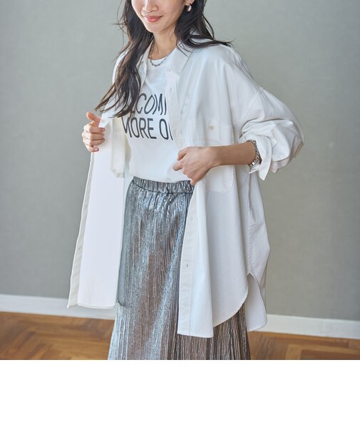 オーバーサイズデニムシャツ