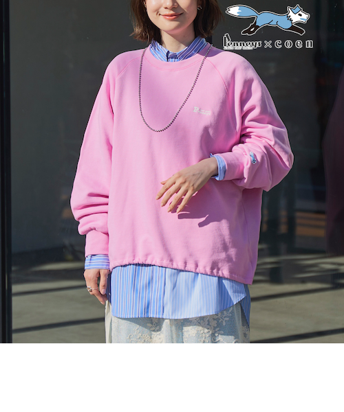 Penneys（ぺニーズ）別注 裾ドロスト裏毛スウェットプルオーバー