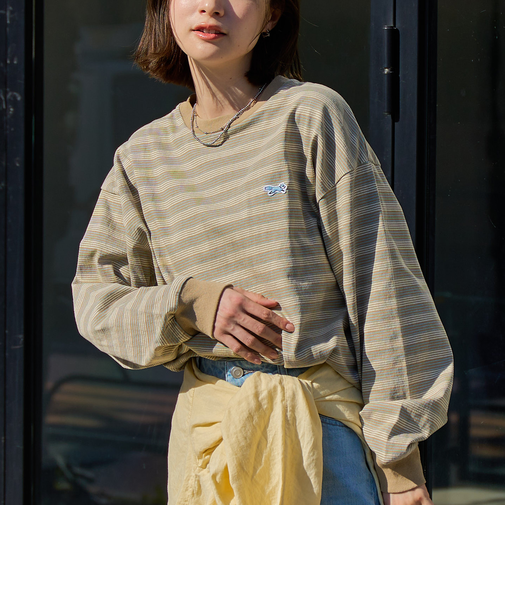 Penneys（ぺニーズ）別注アソートボーダーロングスリーブTシャツ