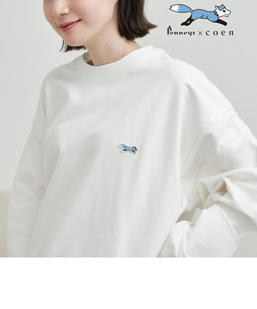 Penneys（ぺニーズ）別注クリアコットンクルーネックスウェット