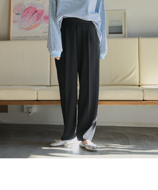 イージービューティーテーパードパンツ（WEB限定サイズ）