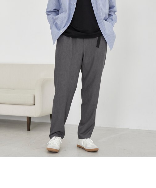 ベルテッドTRイージーテーパードパンツ