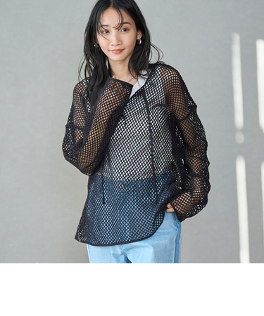 メッシュスキッパープルオーバー