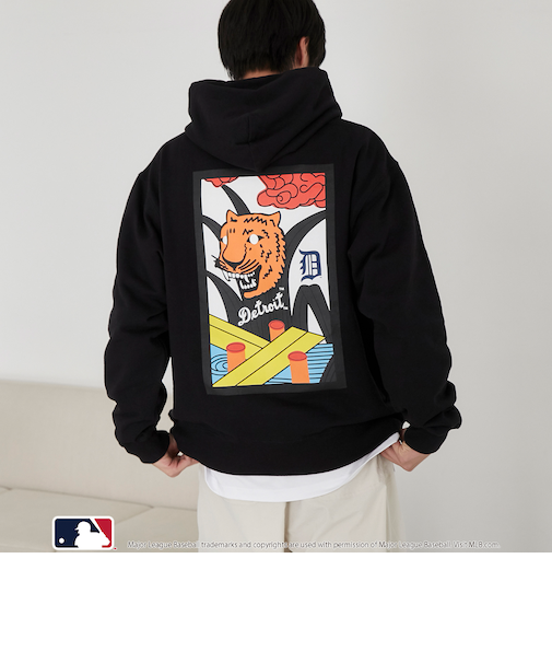 MLB別注 花札バックプリントパーカー