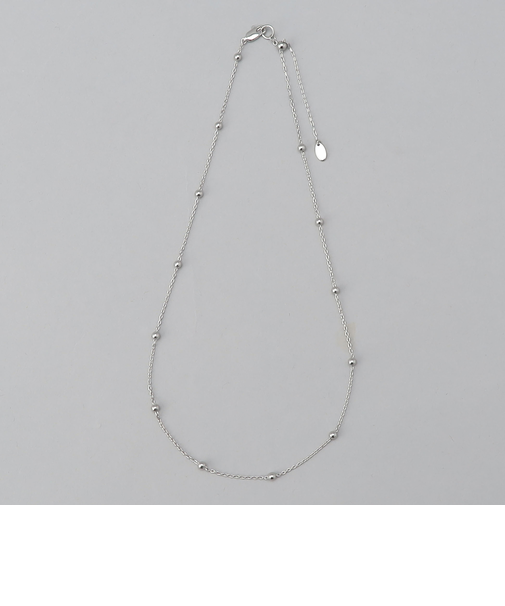 ツブツブチェーンショートネックレス