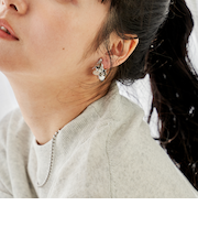 シャラシャラチェーンイヤリング