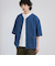 【C.DENIMS】デニムノーカラーシャツ