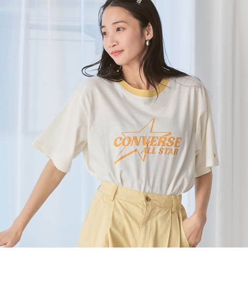 CONVERSE（コンバース）別注アソート ロゴ プリント Tシャツ