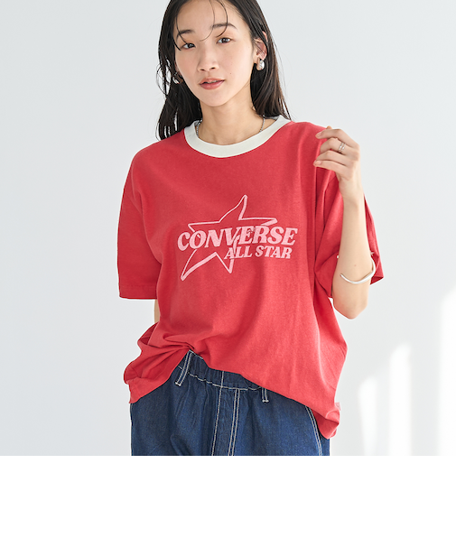 CONVERSE（コンバース）別注アソート ロゴ プリント Tシャツ