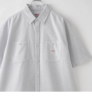 SMITH’S（スミス）別注ショートスリーブストライプワークシャツ